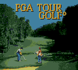 PGA Tour Golf (USA, Europe) Title Screen